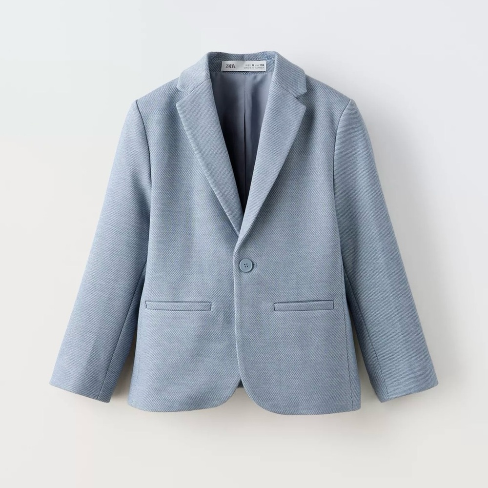 Kids stretch Blue Blazer + pants